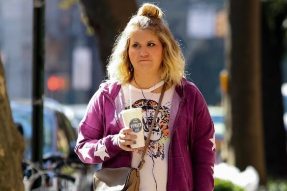 Comedian Jillian Bell wears a fat suit in Brittany Runs a Marathon.