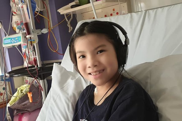 Julia (Lia) Quach who needs weekly blood transfusions after being diagnosed with aplastic anaemia, a rare blood disorder, in December.
