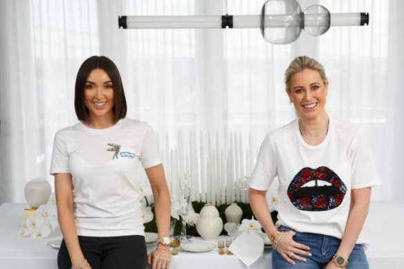 Jess Ingham and Roxy Jacenko started a candle business together.