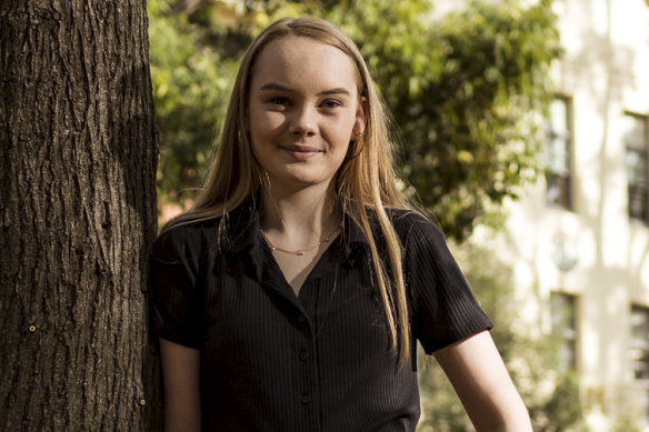 Audrey Gray is a youth representative for the Girls' Uniform Agenda. 