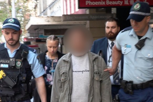 The 53-year-old was arrested on George Street in Sydney’s CBD on Tuesday morning. 