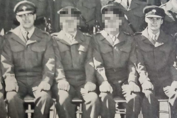 Brother Vales in St Joseph’s cadets in 1967 and (right) Brother John Patrick O’Brien. 
