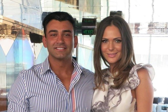 Danny Awad and his wife Sarah Gatto 