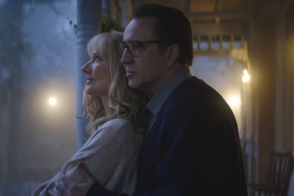 In Color Out of Space, Joely Richardson and Nicolas Cage play the parts of a family based on Richard Stanley's own.