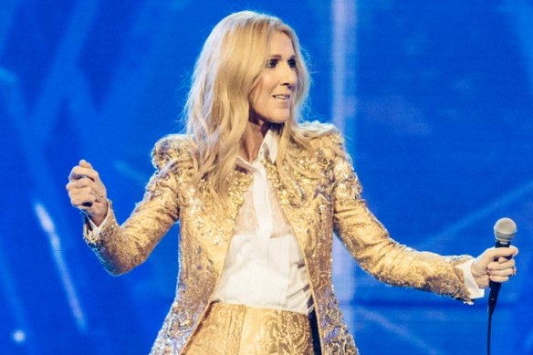 Celine Dion performing in her Live 2018 Australian tour.