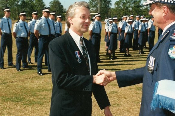 Keith Banks receives two Valour Awards on one day.