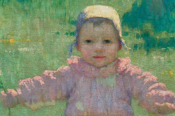 A stand-out: Detail of Iso Rae’s Young Girl, Étaples, c. 1892.