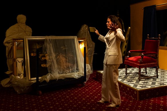 Maria Theodorakis performs in Because The Night. 