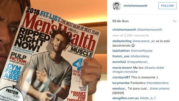 The brothers engaged in an Instagram war, defacing each other's magazine covers.