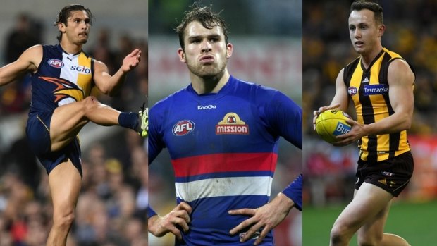 Sharrod Wellingham, Stewart Crameri and Billy Hartung headline the delisted free agents looking for a new club. 