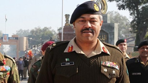 Parkistan's Lieutenant-General Aamer Riaz, the commander at Quetta, the "border of civilisation".