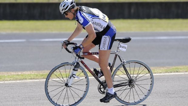 Kerry Knowler won the female masters track cyclist of the year award.