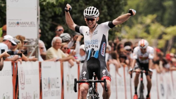 Canberra cyclist Michael Rice is riding a wave of success with the Axeon Hagens Berman team.