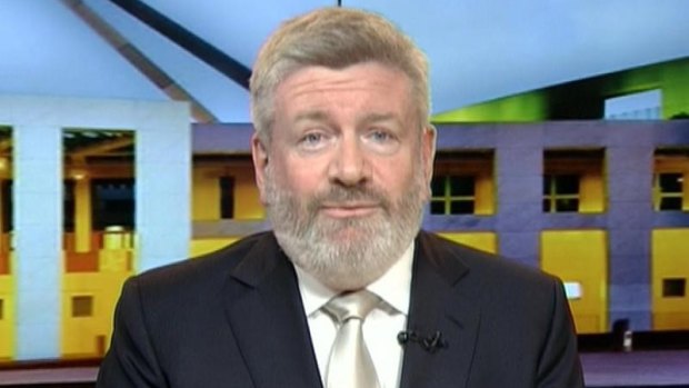 Hair we go again: Mitch Fifield has returned to work looking a little different.
