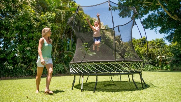 The Springfree trampoline took 15 years to develop. 