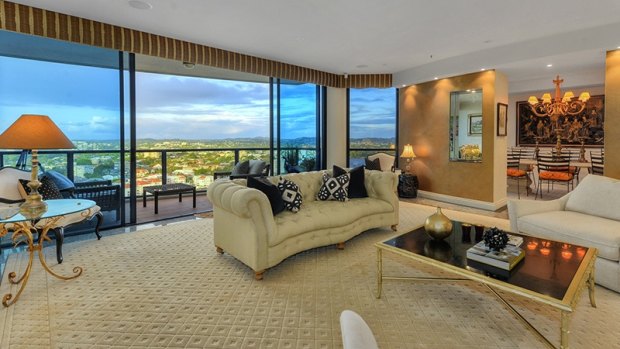Ms Boyce's Kangaroo Point apartment was listed for sale and expected to fetch more than $3.5 million.