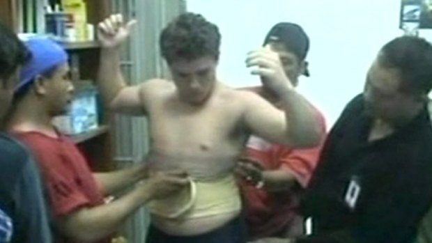 Scott Rush, one of the Bali nine, after being caught in Indonesia after an AFP tip-off.