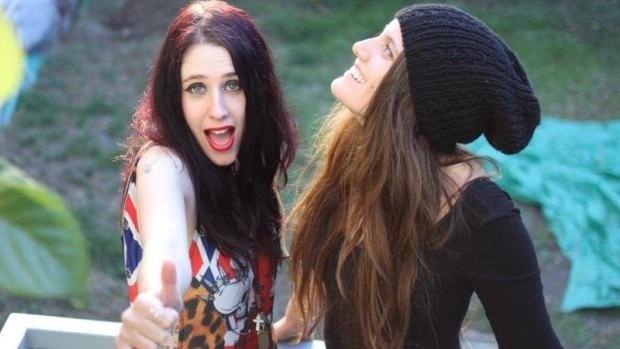 Humans of Brisbane creators Ariana Pelser (left) and Emily Bagnell.