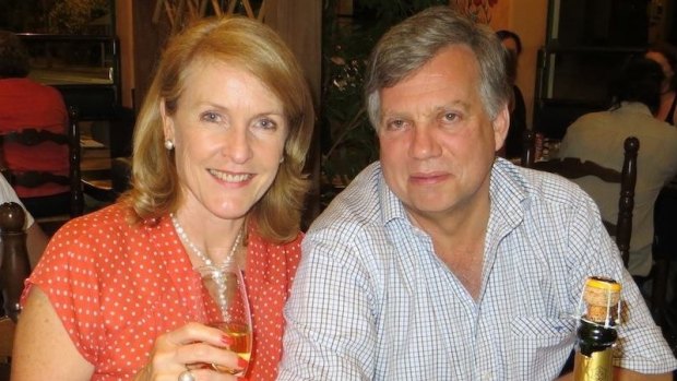 Murdered ...Theresa van Breda and her husband Martin.