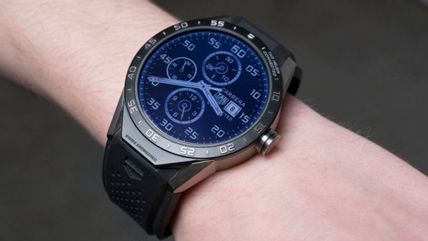 The Tag Heuer Connected, one of the first Android Wear watches from a traditional watchmaker.