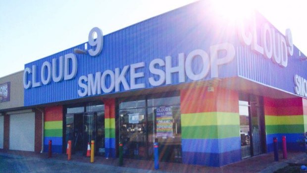 The Cloud 9 Smoke Shop in Rockingham is one of a number of smoke shops popping up around WA