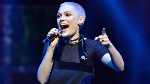 Jessie J performs at Sydney's State Theatre for Microsoft fans.