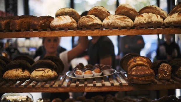 Baker Michael James churns out a mouth-watering array of  goods at Tivoli Road Bakery.