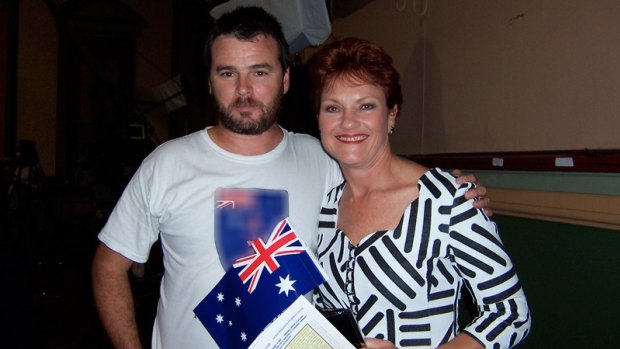 The rally is  being organised by Sydney-based Nick Folkes. His Party for Freedom  uses Pauline Hanson's image on its Facebook page.