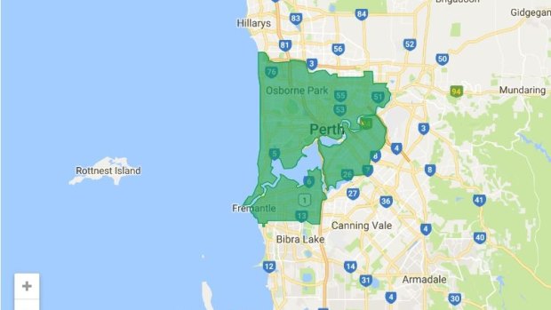 UberEATS delivers to 40 suburbs across Perth