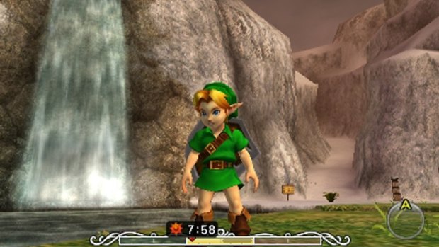 Though shrunk down for the small screen, Majora's Mask 3D's visuals are leagues ahead of the Nintendo 64 original.