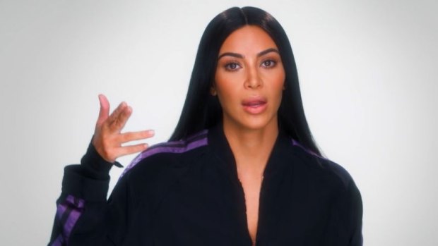 Kim Kardashian West reliving her ordeal in Paris for her reality TV show, <i>Keeping Up with the Kardashians</i>.