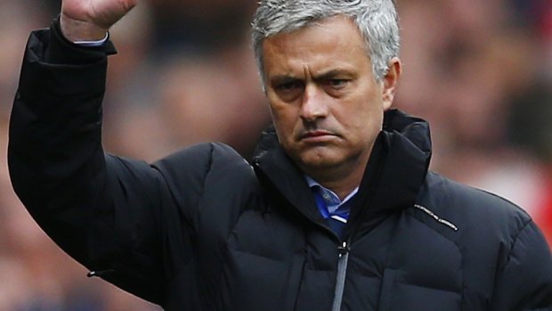 Success again: Chelsea manager Jose Mourinho.