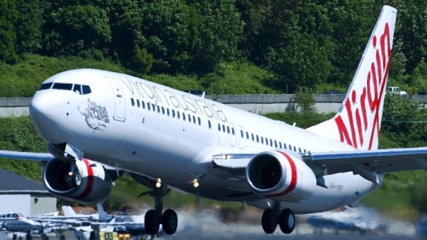 Virgin's Boeing 737-800.