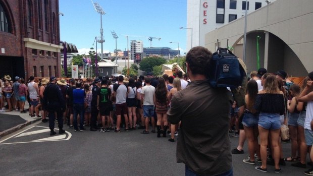 Thousands lined up in Brisbane to get into Stereosonic.