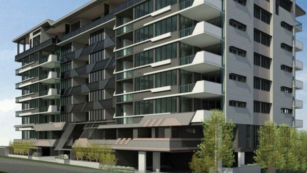 Brisbane City Council oversaw a development application for this proposed unit block in which it had invested close to $25 million.