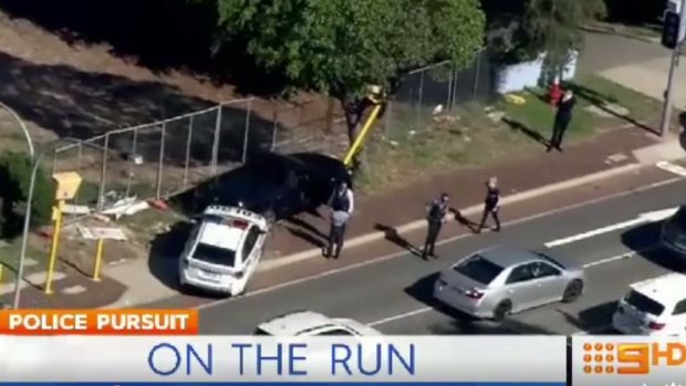A 37-year-old man has led police on a chase through several suburbs. 