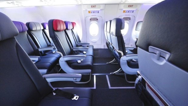 Emergency exit row seats in Economy X offer more legroom.