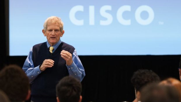 'You have to be forever vigilant': John Morgridge, former president and chief executive of Cisco.