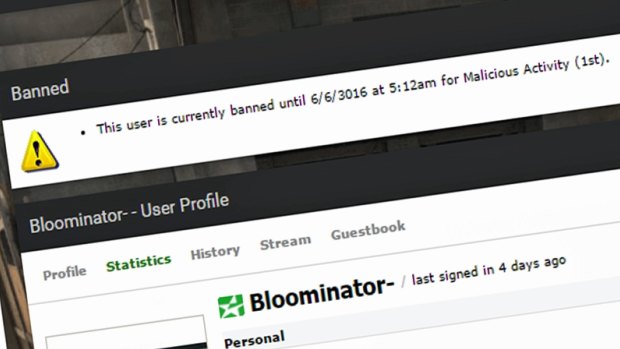 Screen grab from the ESEA website of user Bloominator's profile.