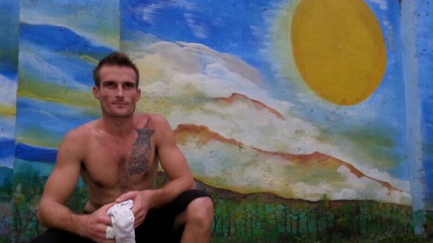 "You don't deal with it, you get on with it": Bali nine member Michael Czugaj, who is now in a jail in Madiun, East Java.
