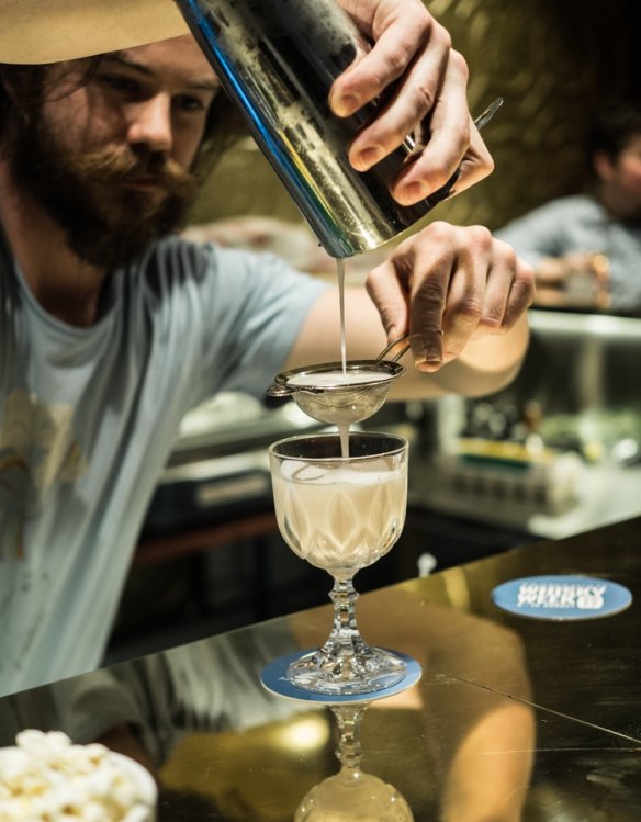 Gold Bar bartenders create bespoke cocktails to order.