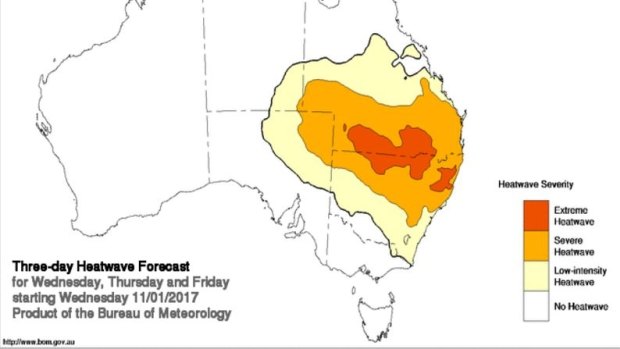 An extreme heatwave is expected to hit from Wednesday in parts of south-west Queensland.