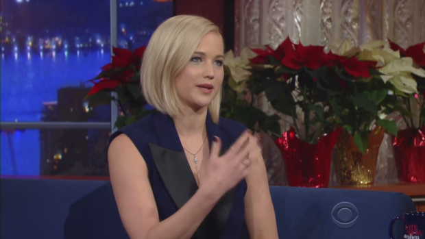 Jennifer Lawrence told Stephen Colbert she was constantly tired from overworking.