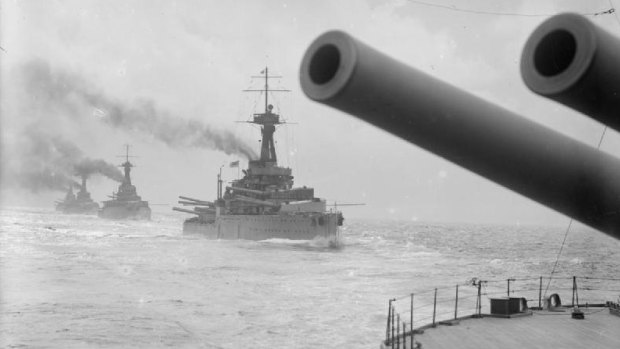 WW1 British warships.