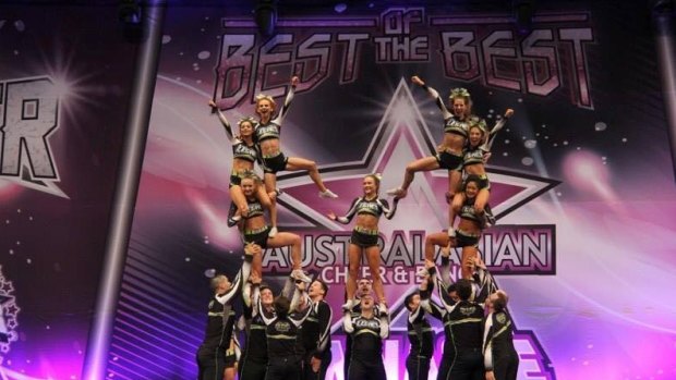 Competitors at the Australian All Star Cheerleading Federation national finals on the Gold Coast in November