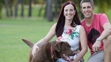 A freelance journalist alleged behaved inappropriately towards member for Keppel Brittany Lauga, pictured with her husband Wayne.