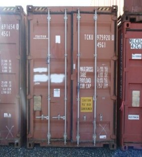 One of the items up for auction - Triton highcube 40ft container