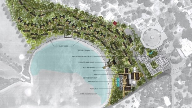 Development plans for the new Rottnest Island Lodge.