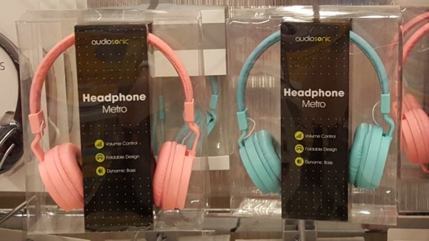 Audiosonic headphones from Kmart 