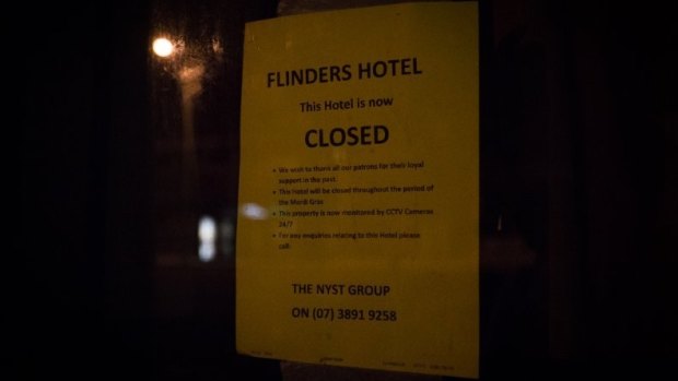 Once popular hotels have closed down.